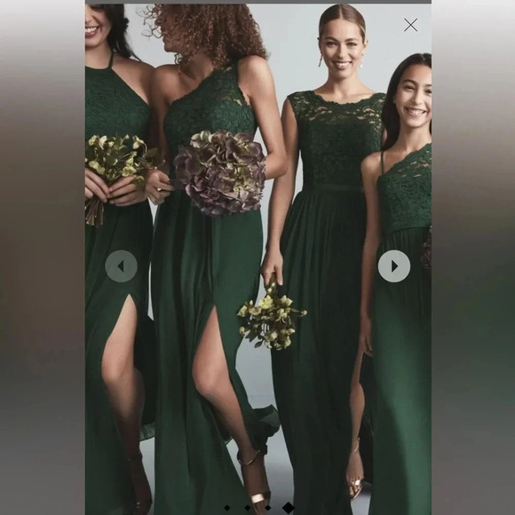 David’s Bridal body lace plum dress size 4 - Picture 16 of 16